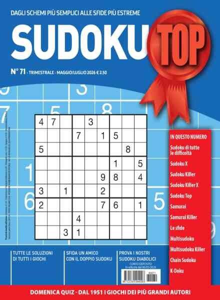 Sudoku Top – Maggio-Luglio 2026 Cover