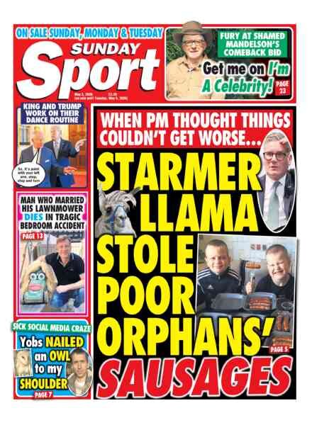 Sunday Sport – May 3 2026 Cover