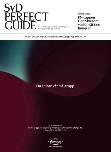 SvD Perfect Guide – 2 Maj 2026 Cover