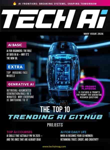 Tech AI Magazine – May 2026 Cover