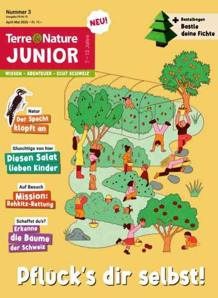 Terre&Nature Junior – Avril-Mai 2026 Cover
