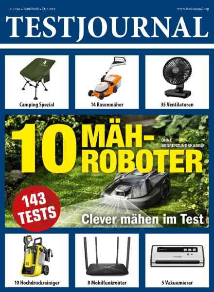 TestJournal – Juni-Juli 2026 Cover