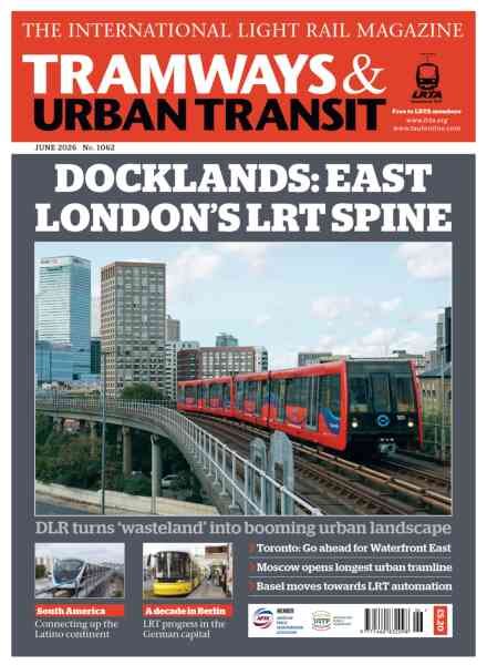 Tramways & Urban Transit – June 2026 Cover