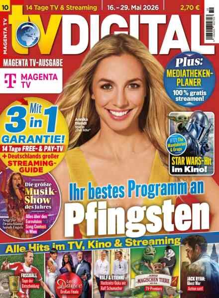 TV Digital Entertain – 8 Mai 2026 Cover