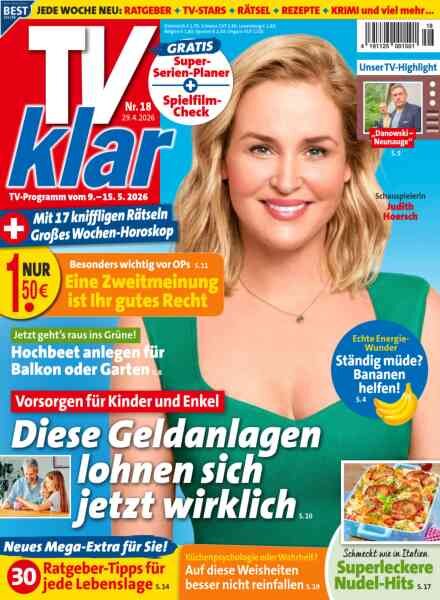 TV Klar – 29 April 2026 Cover