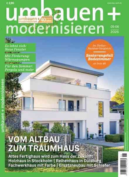 Umbauen + Modernisieren – Mai-Juni 2026 Cover