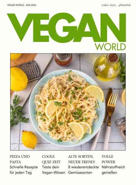 Vegan World – Mai 2026 Cover
