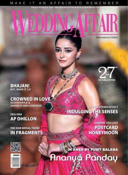 Wedding Affair Magazine – April-May 2026 Cover