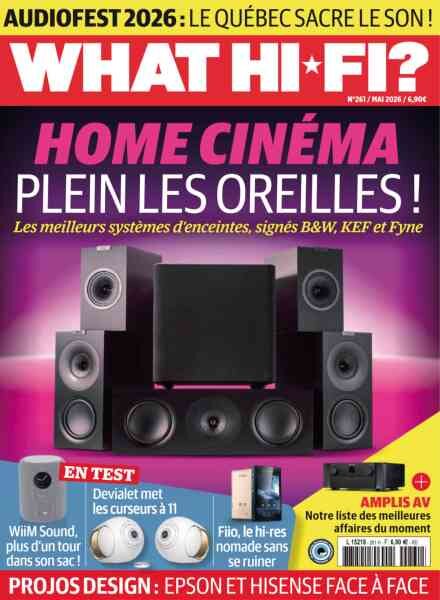 What Hifi France N261 – Mai 2026 Cover
