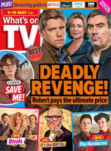 What’s on TV – 9 May 2026 Cover