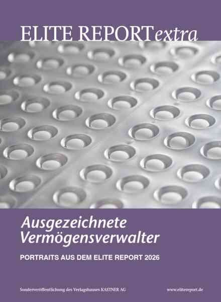 WirtschaftsWoche Beilage – Elite Report Extra – 8 Mai 2026 Cover