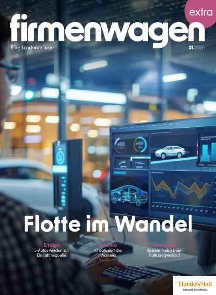 WirtschaftsWoche Beilage – Firmenwagen Extra – 8 Mai 2026 Cover
