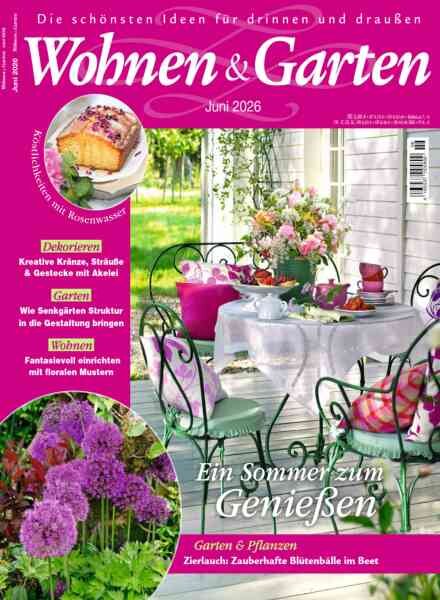 Wohnen & Garten – Juni 2026 Cover