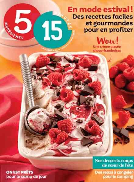 5 Ingredients 15 Minutes – Juillet 2026 Cover
