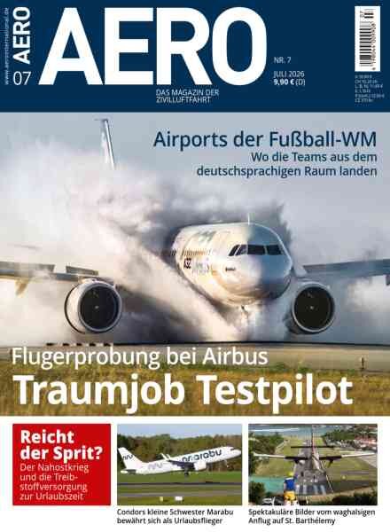 Aero International – Juli 2026 Cover
