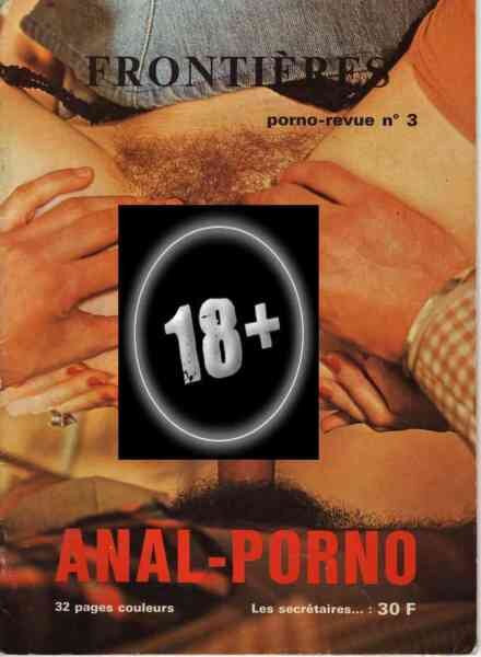Anal Porno Frontieres – N 3 1975 Cover