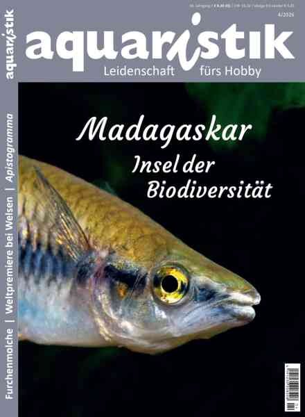 Aquaristik – Ausgabe 4 2026 Cover