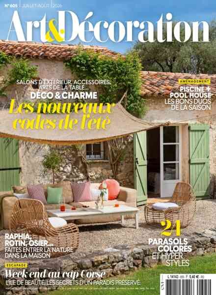 Art & Decoration – Juillet-Aout 2026 Cover