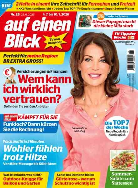 Auf Einen Blick – 25 Juni 2026 Cover