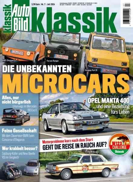 Auto Bild Klassik – Juli 2026 Cover