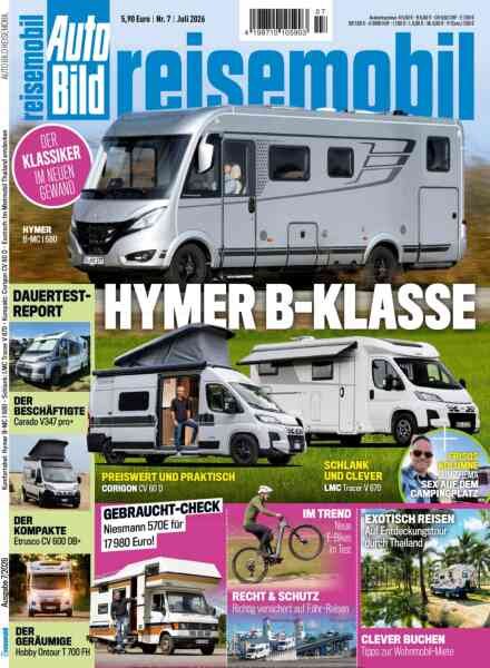 Auto Bild Reisemobil – Juli 2026 Cover