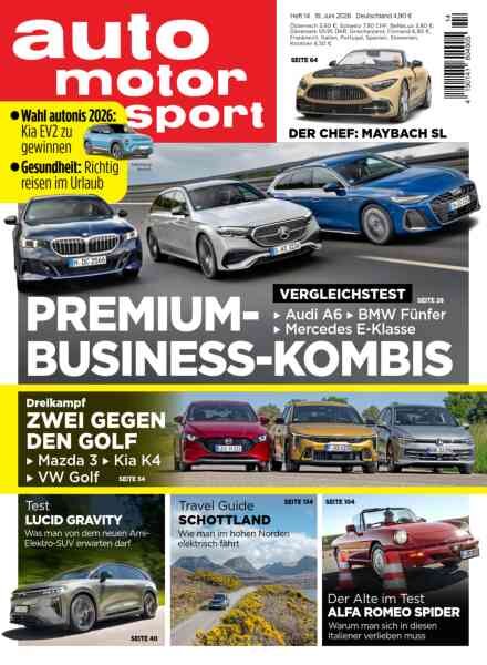 Auto Motor und Sport – 18 Juni 2026 Cover