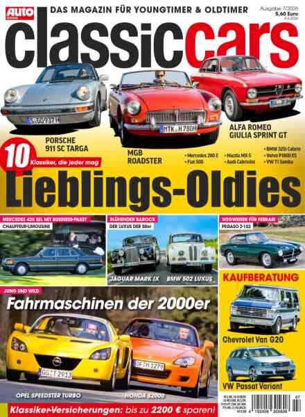 Auto Zeitung Classic Cars – Juli 2026 Cover