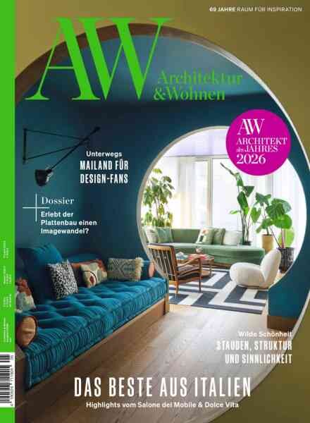 AW Architektur & Wohnen – Juni 2026 Cover