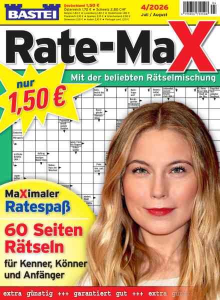 Bastei Rate-Max – Juli-August 2026 Cover