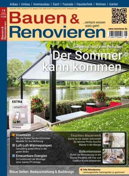 Bauen & Renovieren – Juli-August 2026 Cover