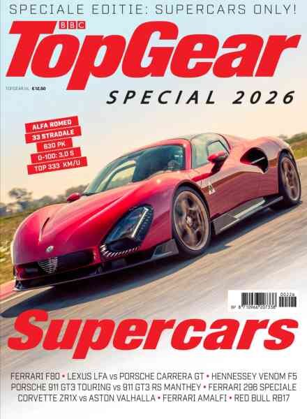 BBC Top Gear Netherlands – Supercars 2026 Cover