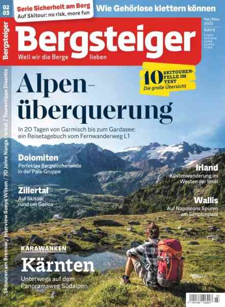 Bergsteiger Magazin – Februar-Marz 2023 Cover