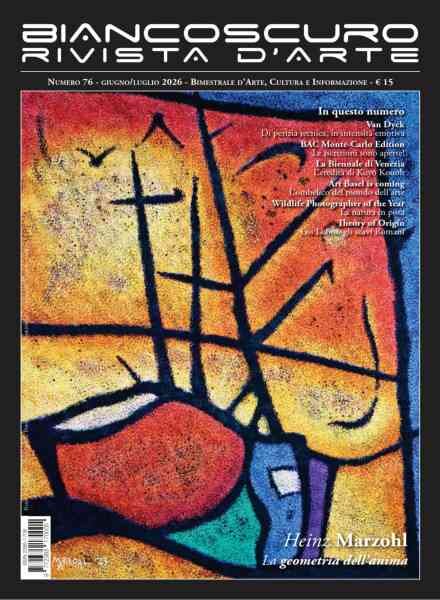 Biancoscuro Rivista d’Arte – Giugno-Luglio 2026 Cover