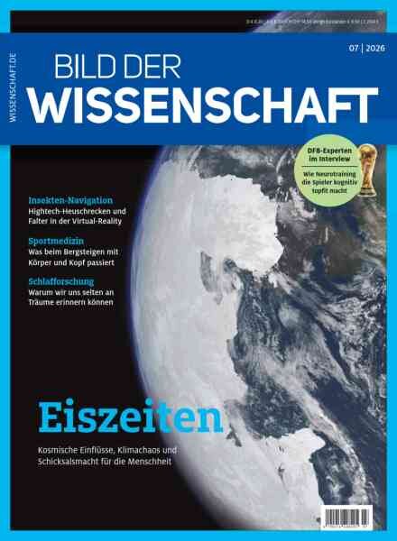 Bild der Wissenschaft – Juli 2026 Cover
