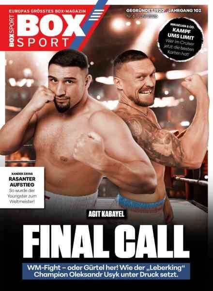 BoxSport – Juni 2026 Cover