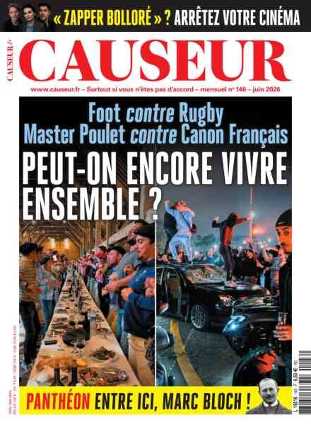 Causeur – Juin 2026 Cover