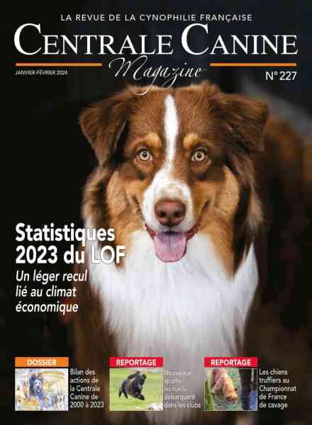 Centrale Canine Magazine – Janvier-Fevrier 2024 Cover