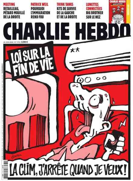 Charlie Hebdo – 24 Juin 2026 Cover