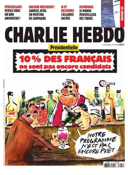Charlie Hebdo – 3 Juin 2026 Cover