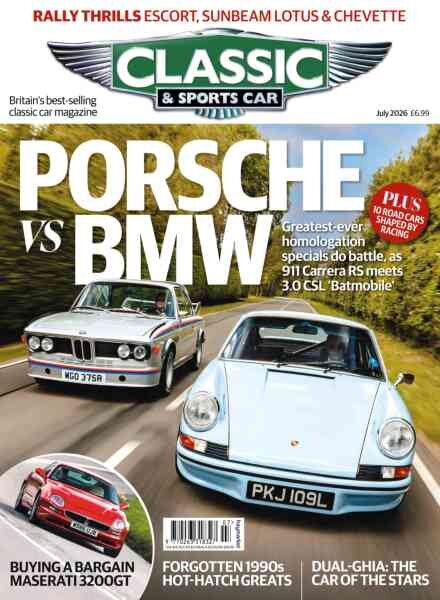 Classic & Sports Car UK – July 2026 Cover