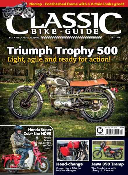 Classic Bike Guide – July 2026 Cover