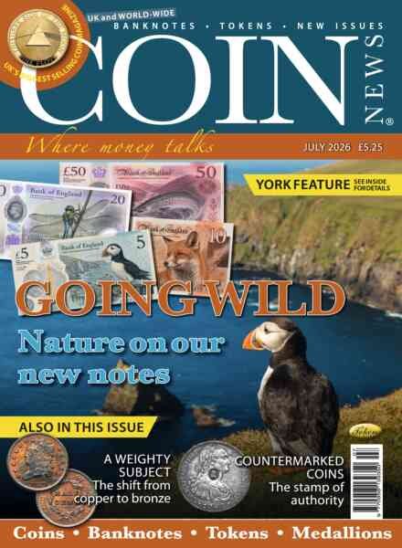 Coin News – July 2026 Cover