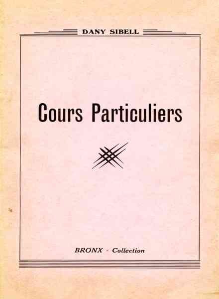 Cours Particuliers 1960 Cover