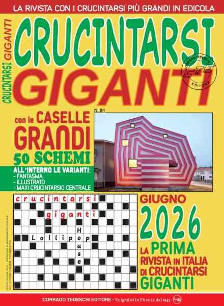Crucintarsi Giganti – 10 Giugno 2026 Cover