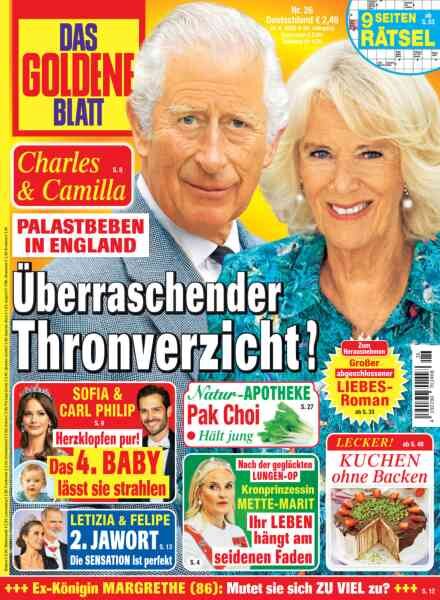 Das Goldene Blatt – 20 Juni 2026 Cover