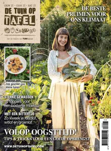 De Tuin op Tafel – Juni 2026 Cover
