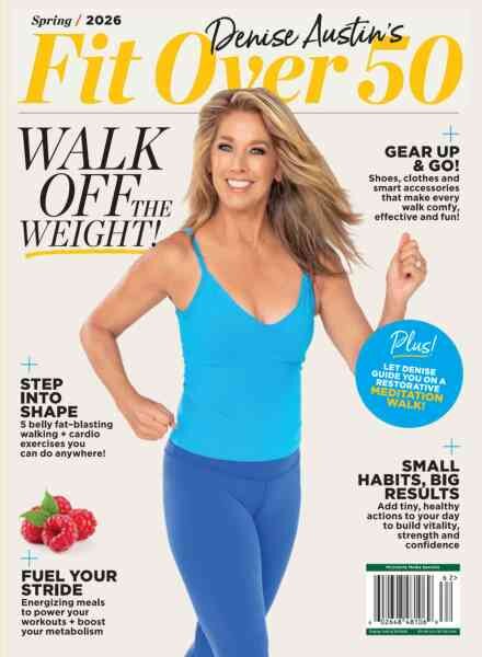 Denise Austin’s Fit Over 50 – Spring 2026 Cover