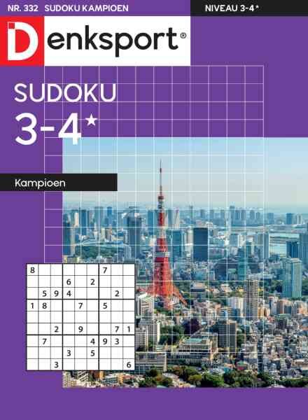Denksport Sudoku 3-4 kampioen – 17 Juni 2026 Cover