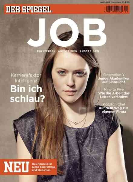 Der Spiegel Job – Nr 1 2013 Cover