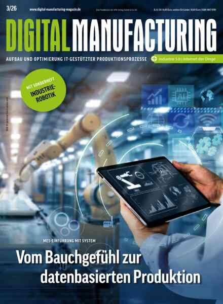 Digital Manufacturing – Ausgabe 3 2026 mit Sonderheft Robotik Cover